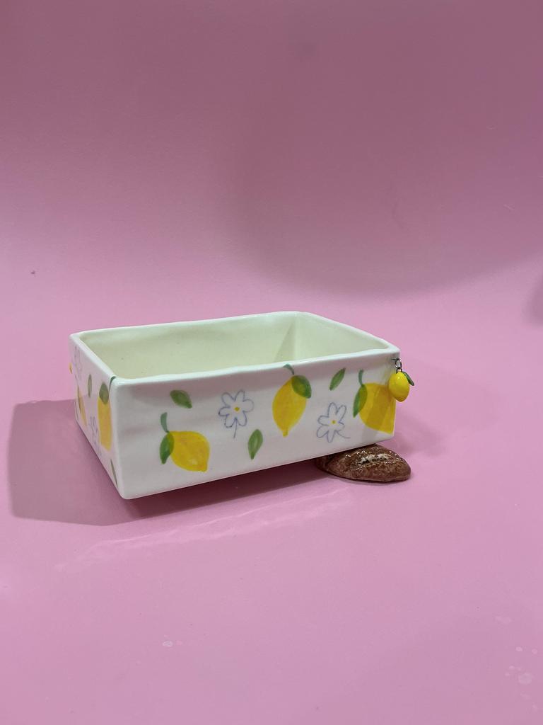 Коробочка «Лимоны», с подвесками