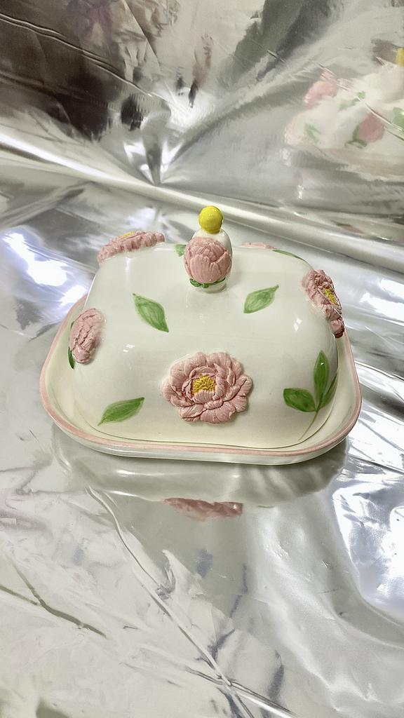 Масленка «Пионы»