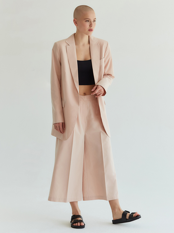 Кюлоты широкие из шелка