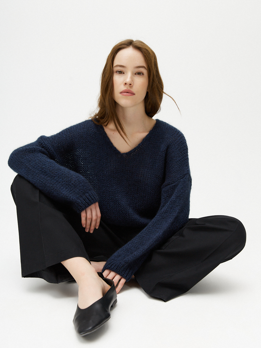 Свитер из мохера