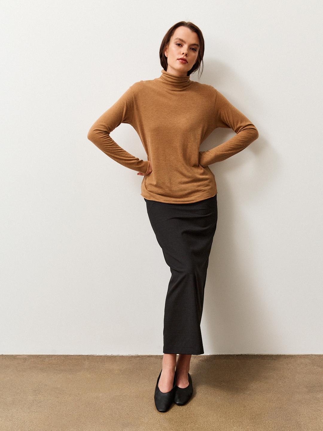 Водолазка из тонкой шерсти