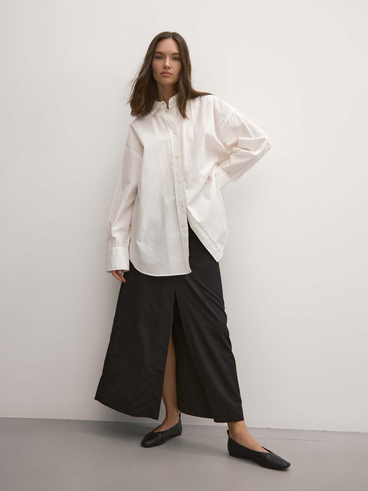 Юбка длинная со шлицами