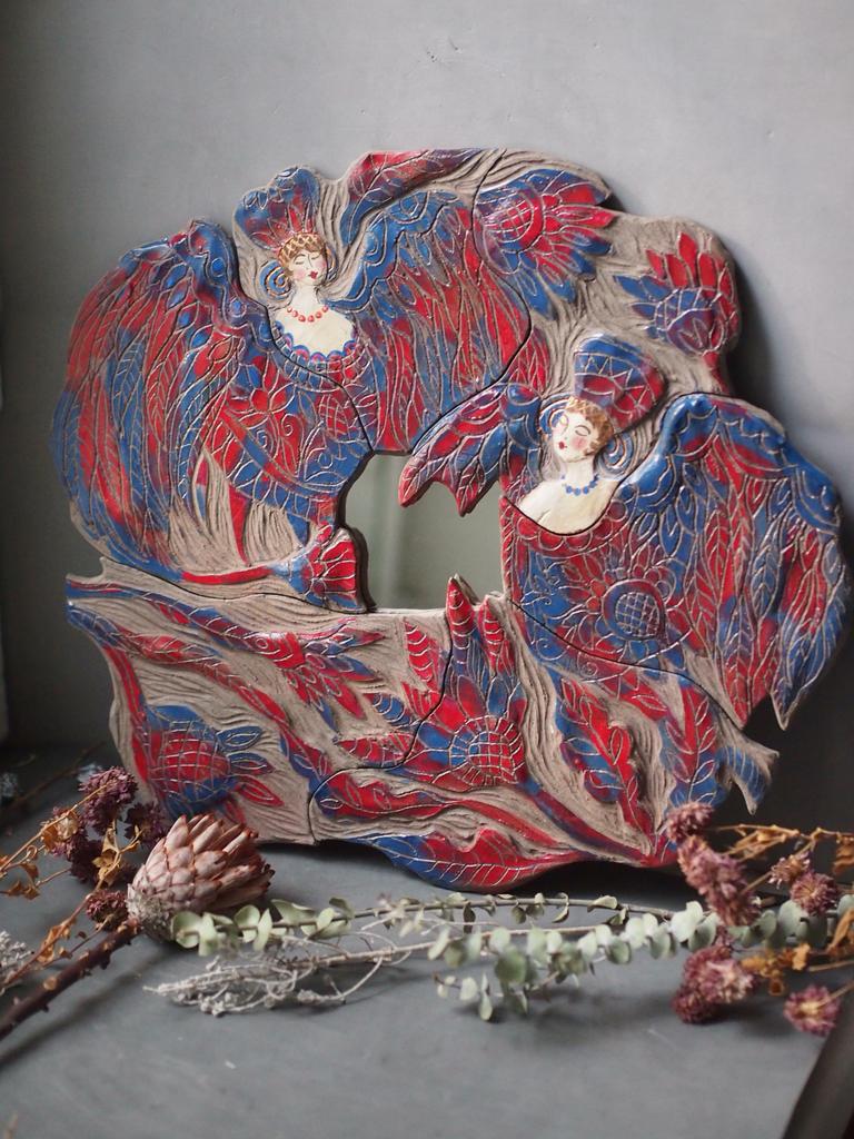 Зеркало с птице-девами