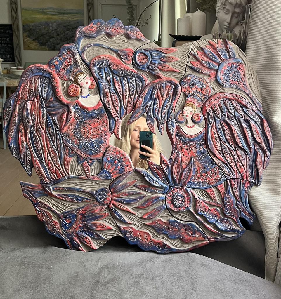 Большое Зеркало с птице-девами