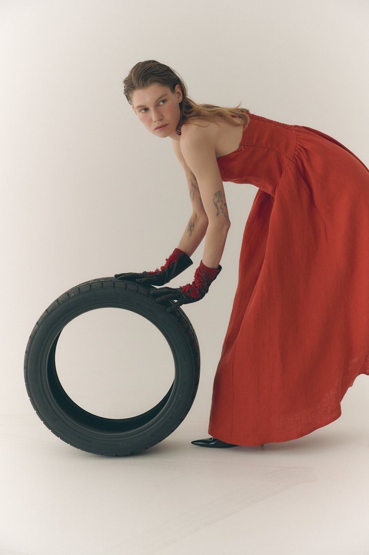 Платье «Заводной томат»