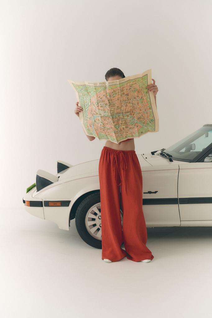 Брюки Заводной томат