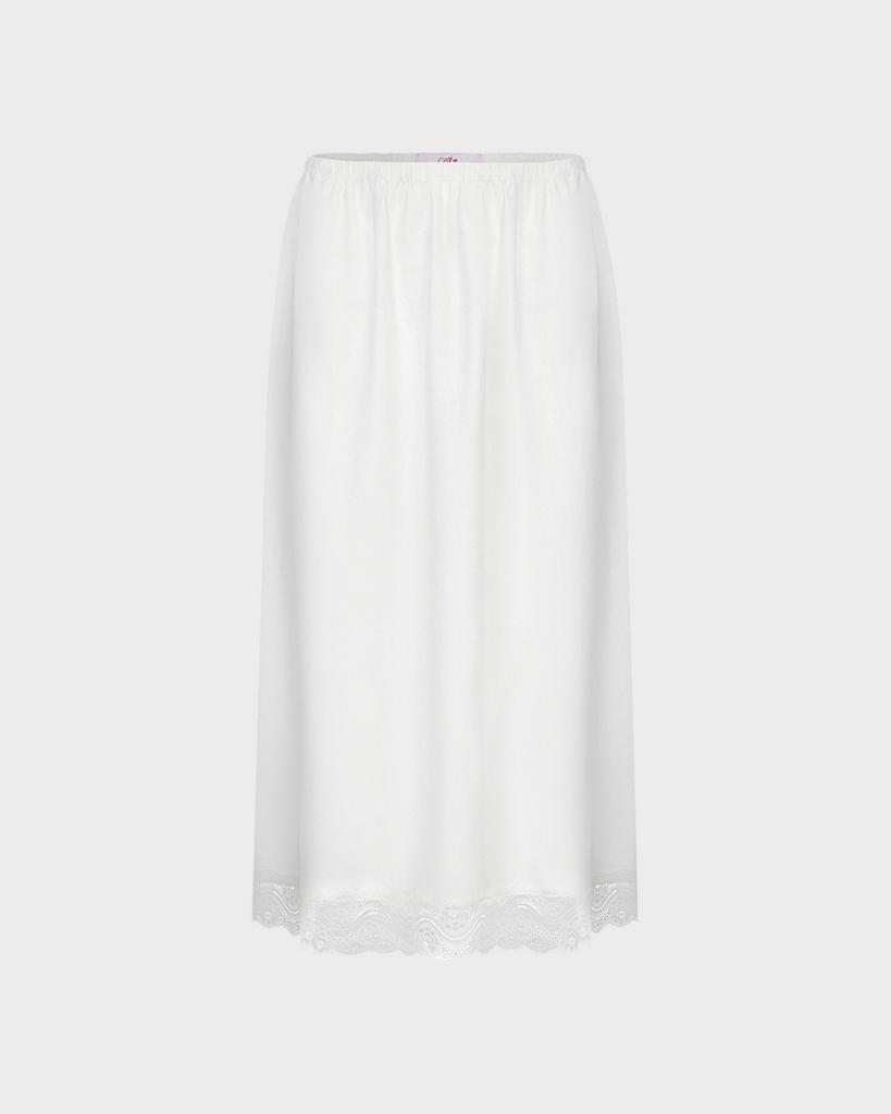 Юбка с кружевом