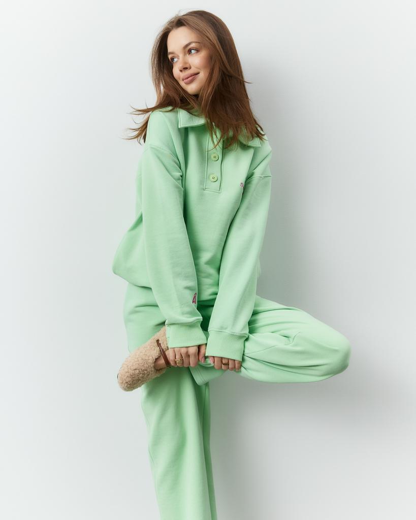 Хлопковый костюм в цвете Pistachio