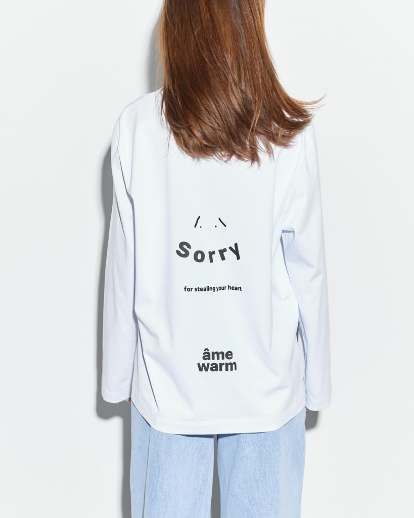 Лонгслив GRAND SORRY / White