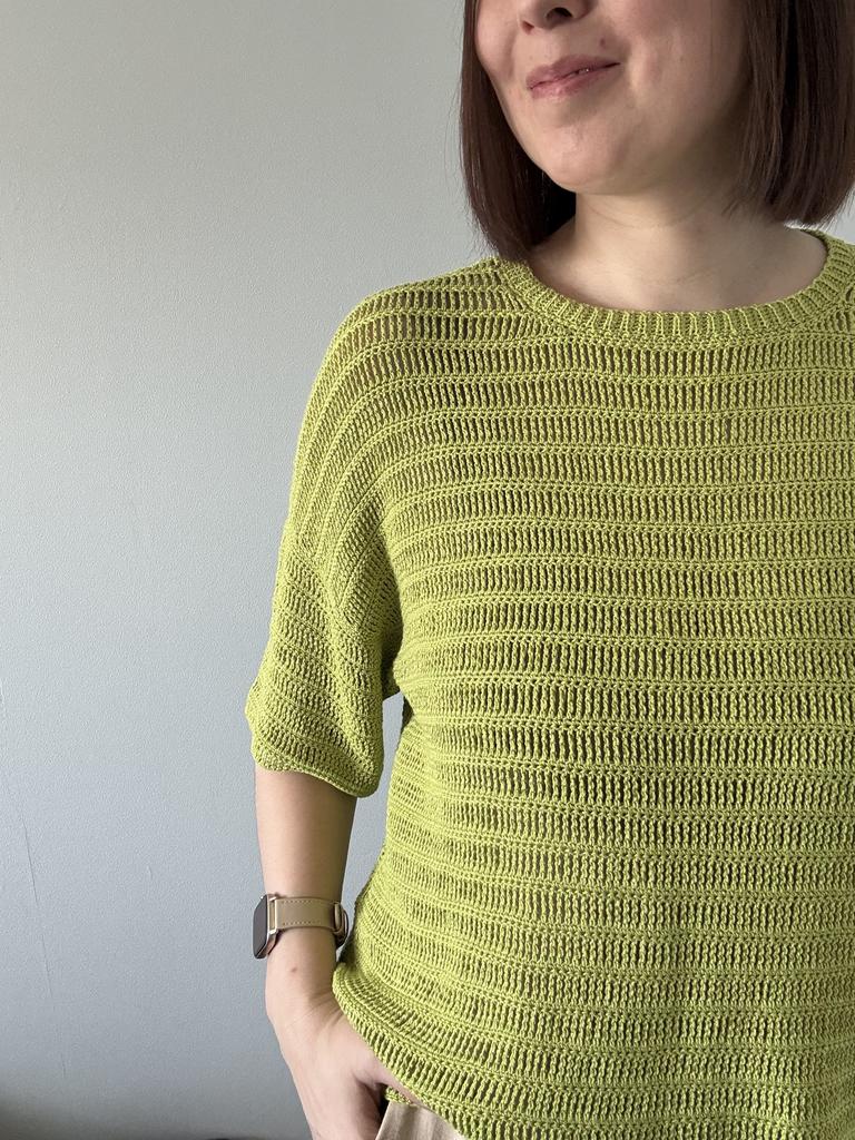 МК джемпер Базовый крючком