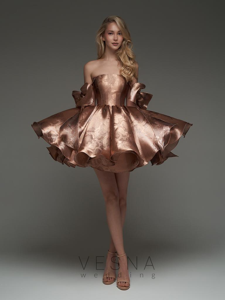 Вечернее платье Ника Снейк Пич