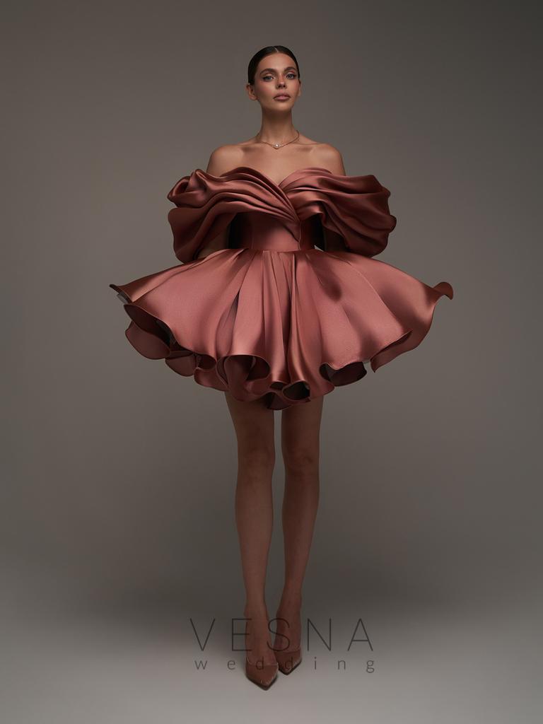 Вечернее платье Рафаэлла Чайная роза