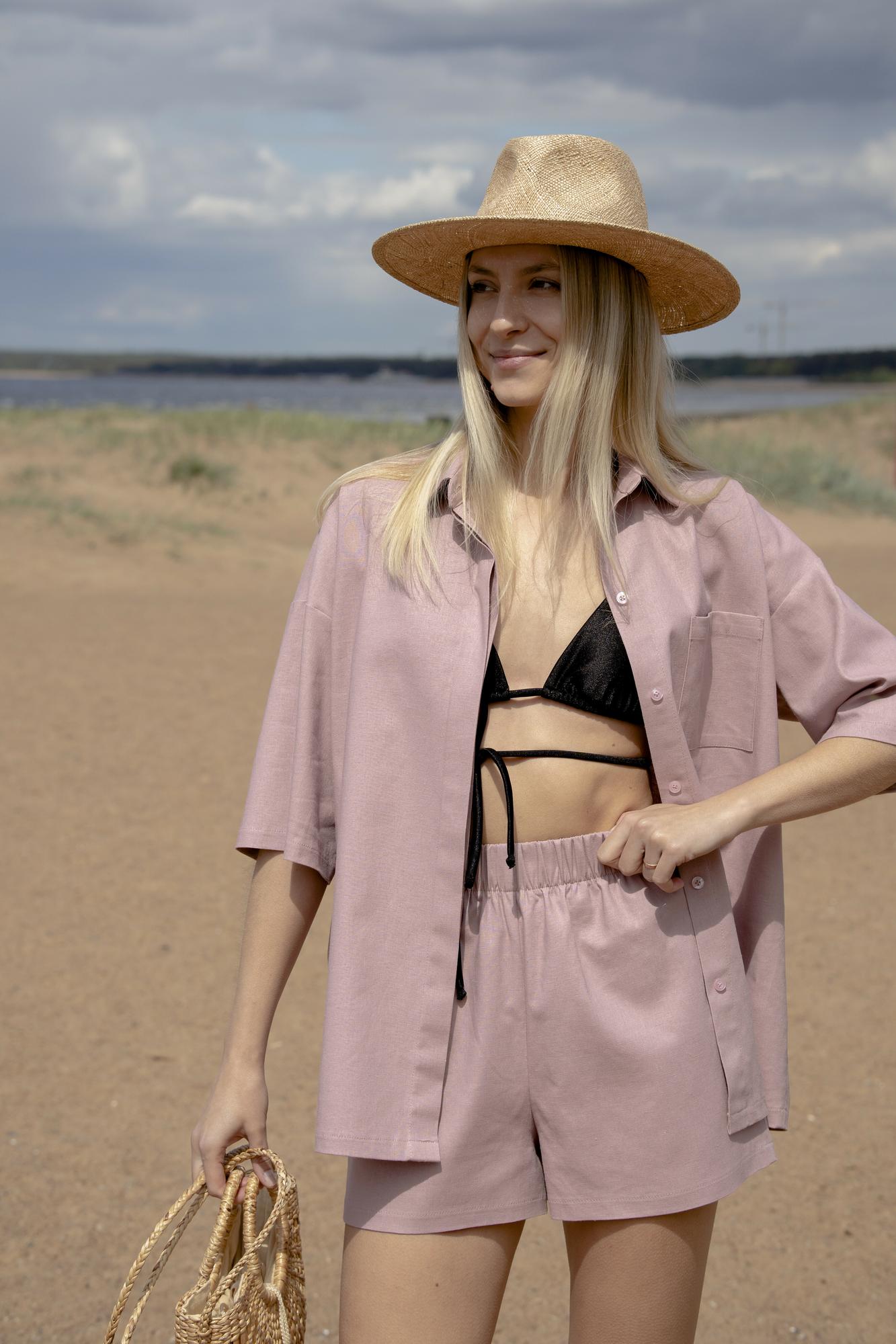 Выкройка рубашка Камила