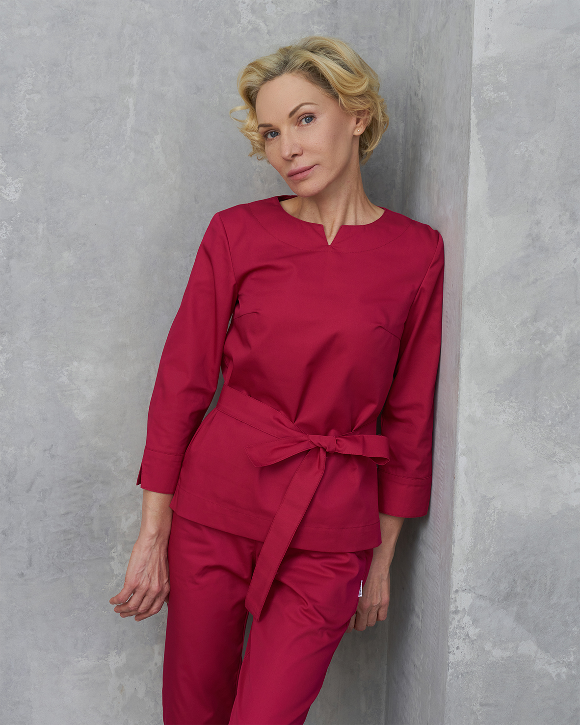 Блуза маджента KL 201