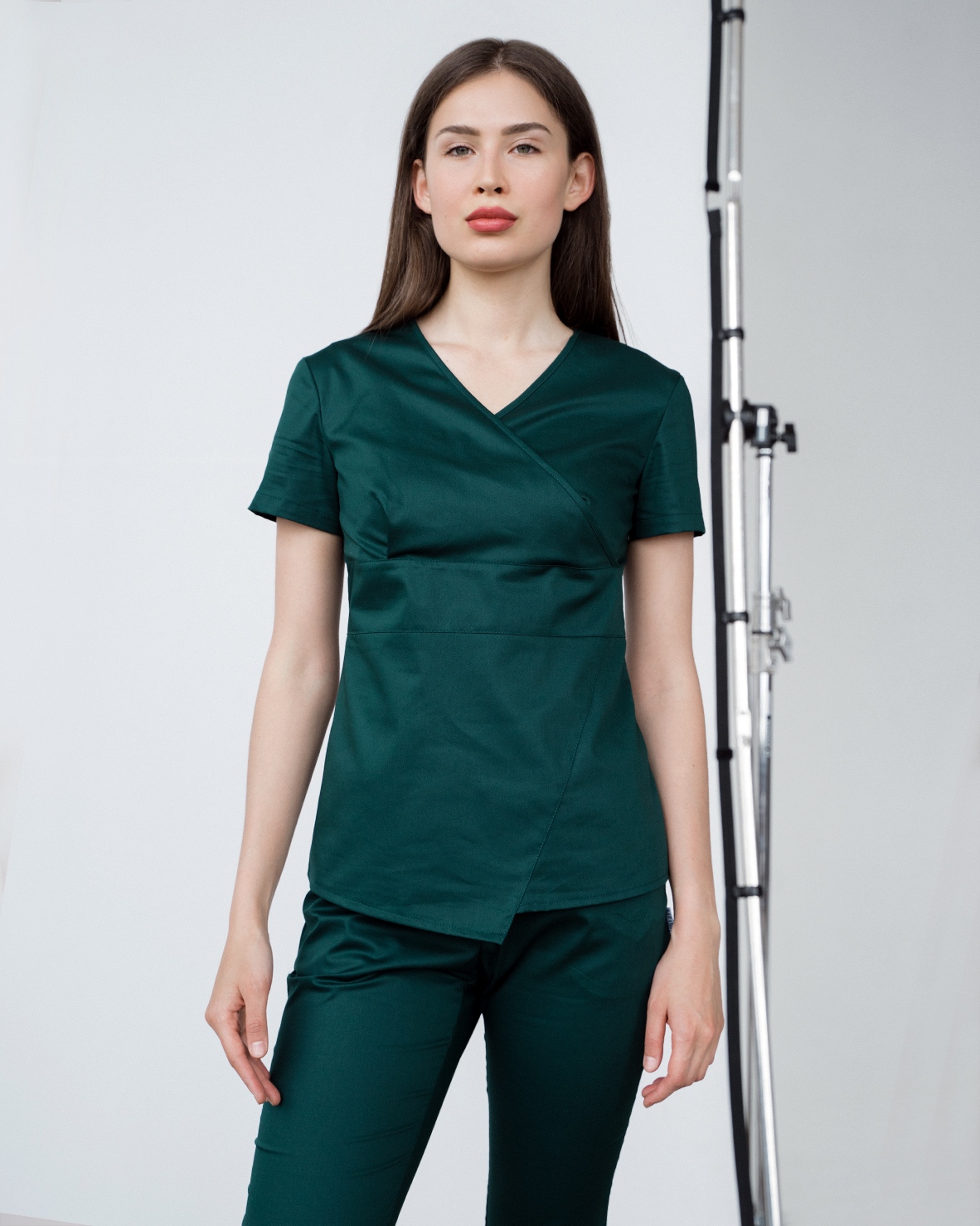 Блуза изумрудная KL 202