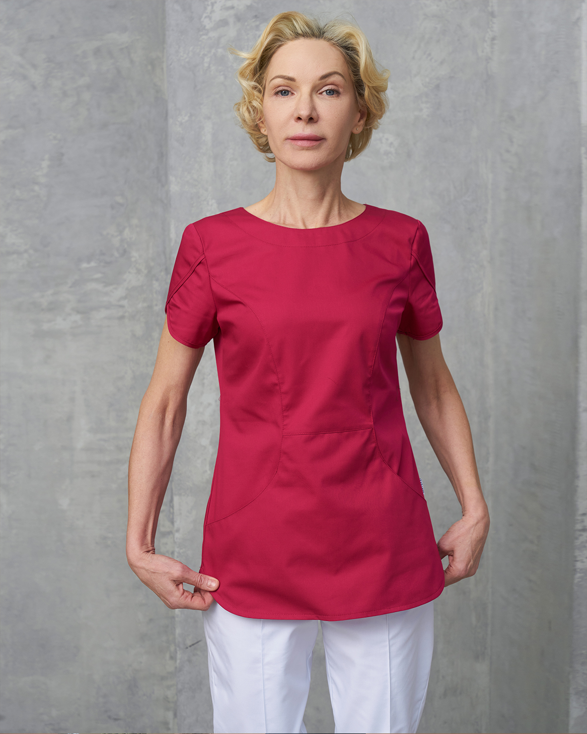 Блуза маджента KL 206