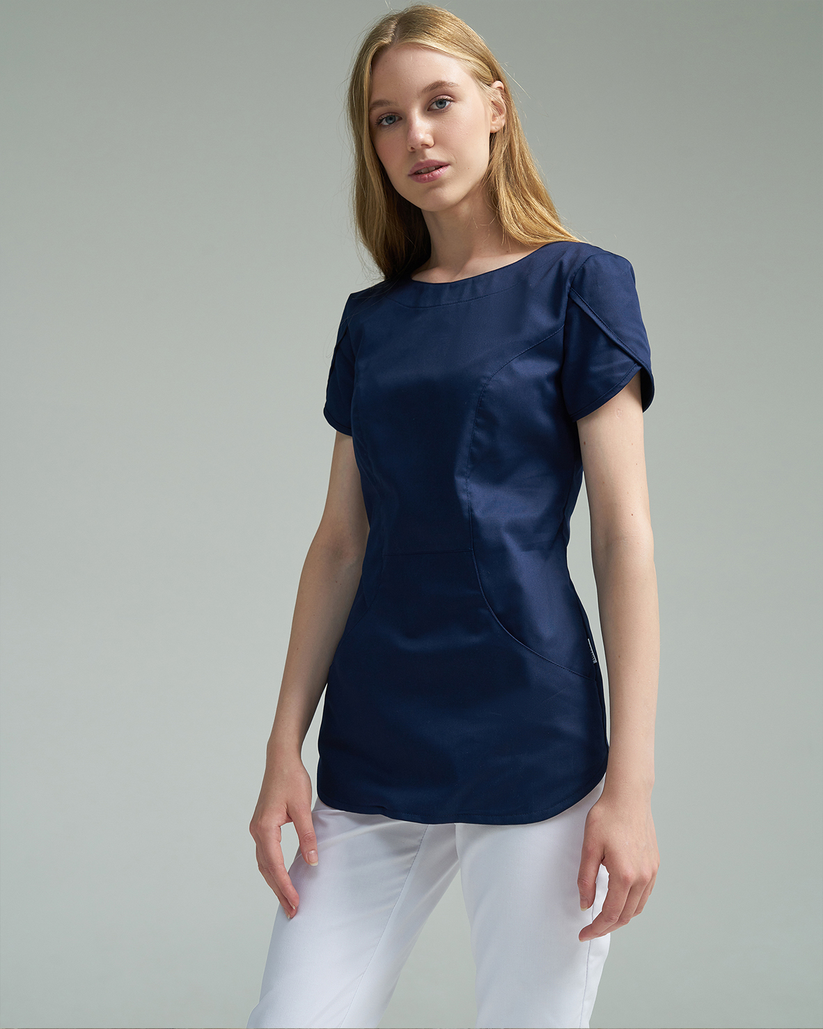 Блуза тёмно-синяя KL 206