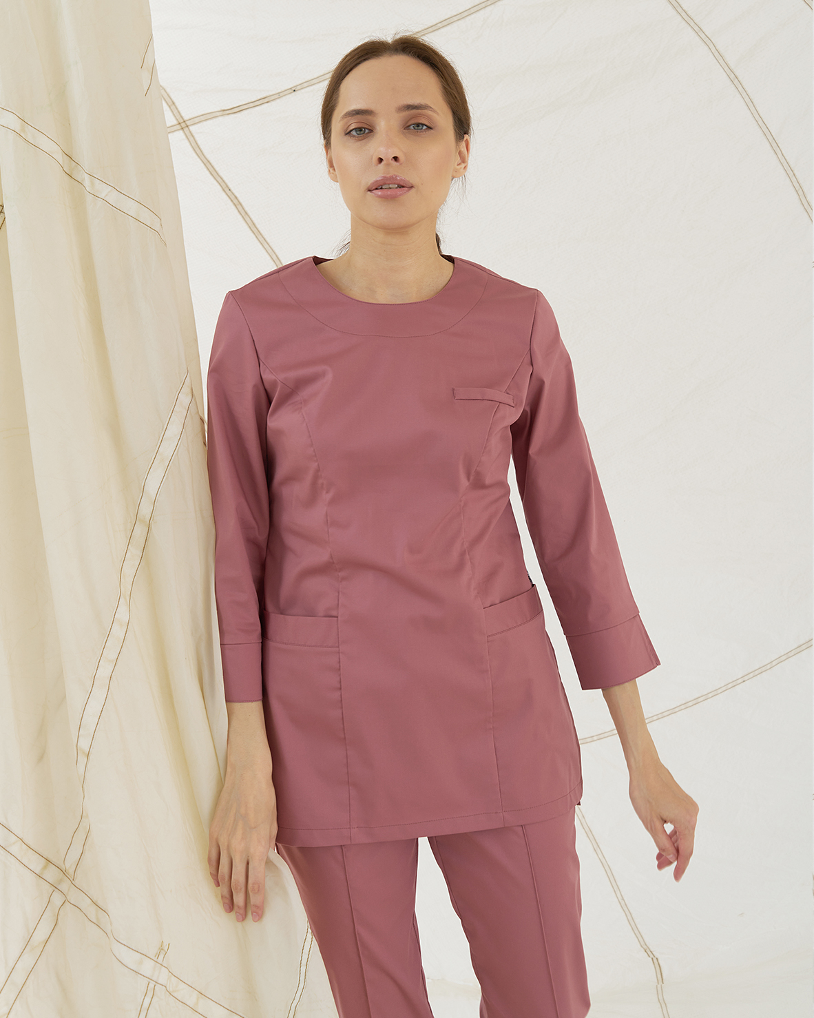 Туника пыльно-розовая KL 207