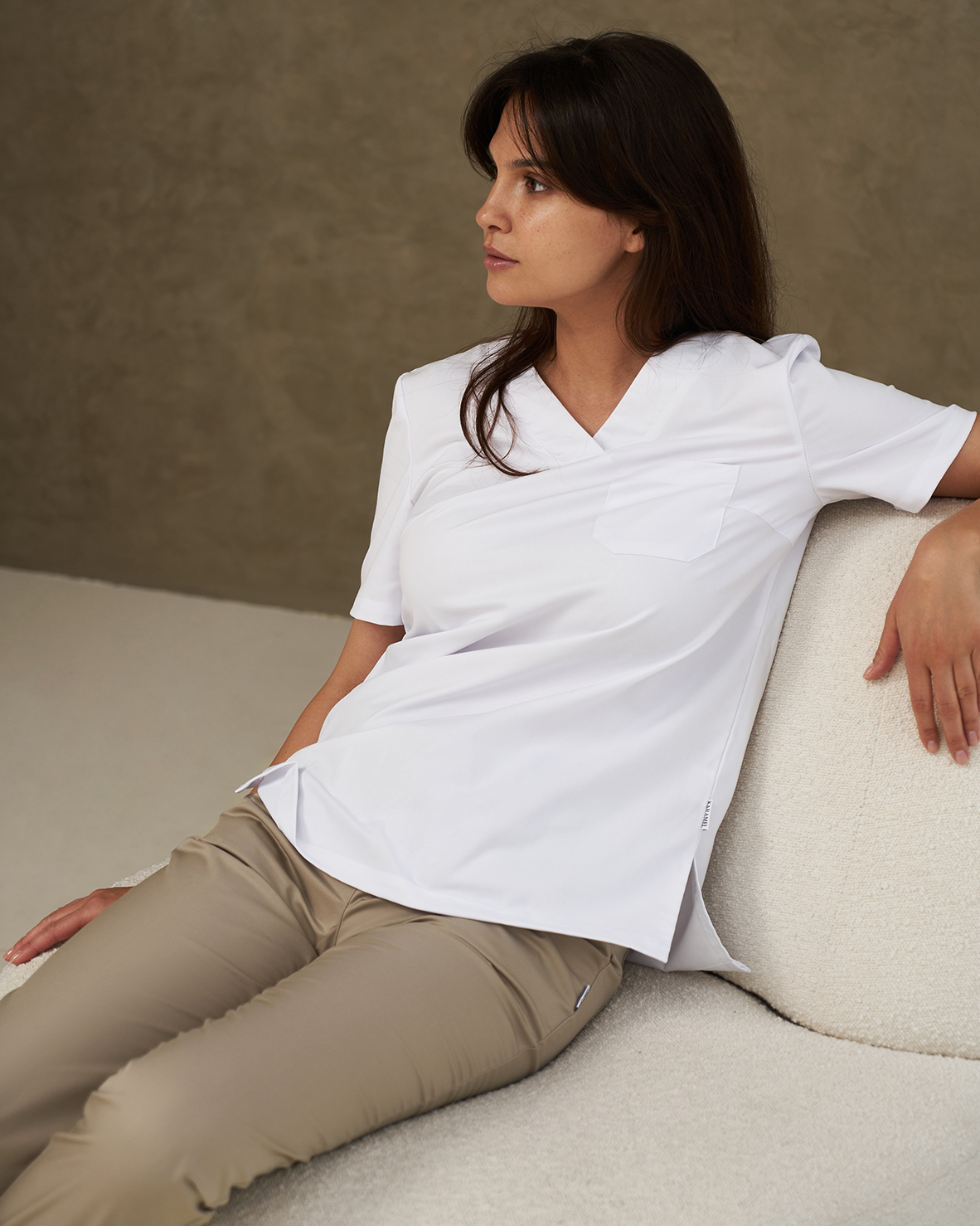 Хирургическая блуза белая KL 208