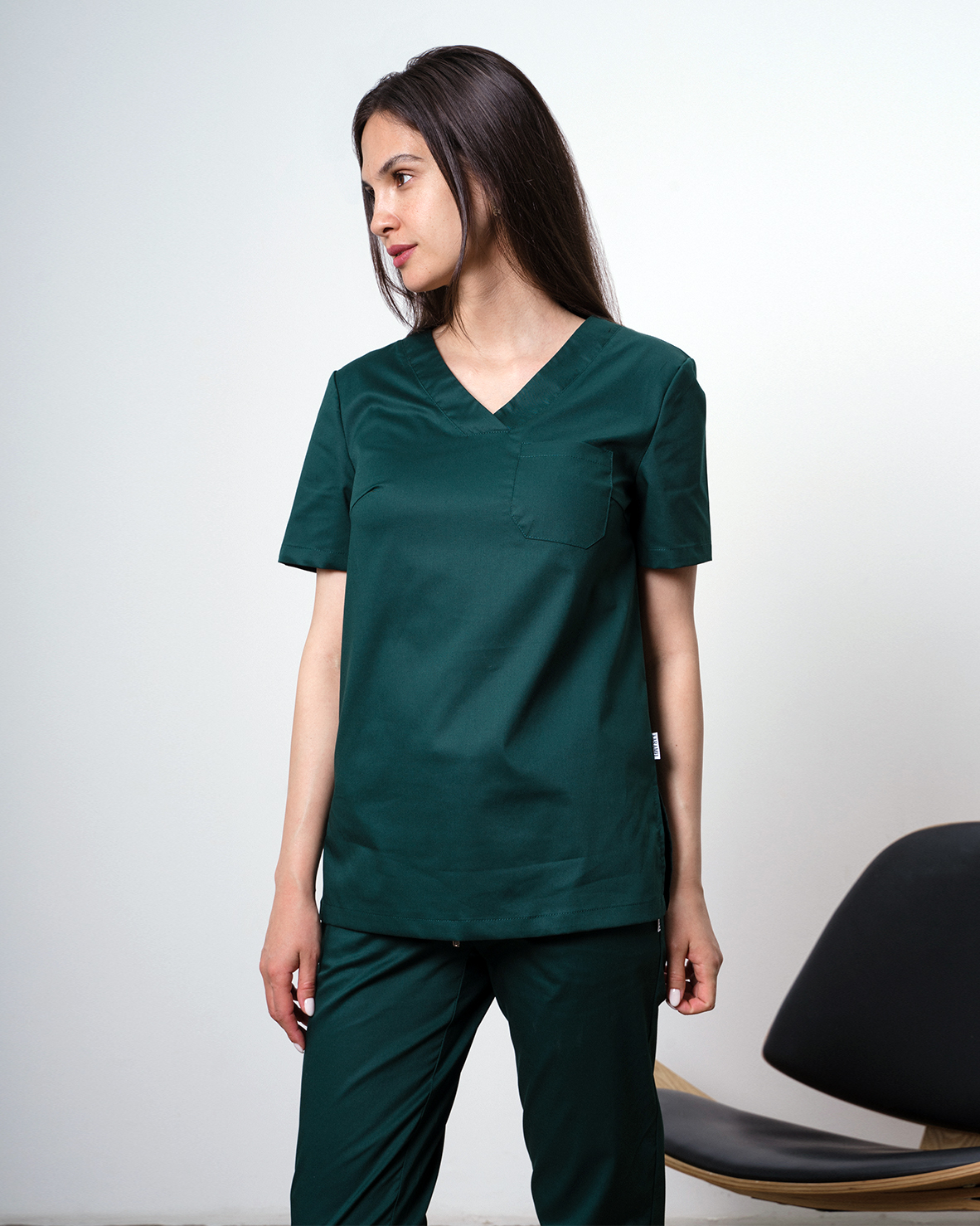 Хирургическая блуза изумрудная KL 208