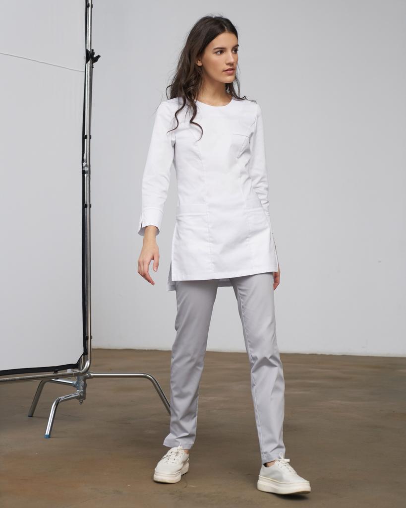 Брюки жемчужно-серые KL 305