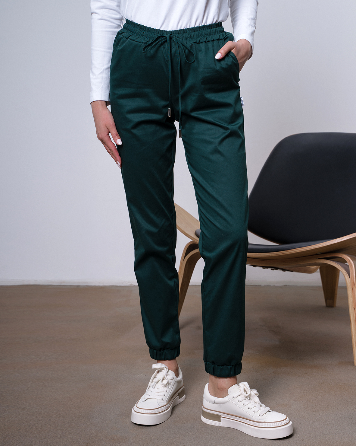 Брюки изумрудные KL 306