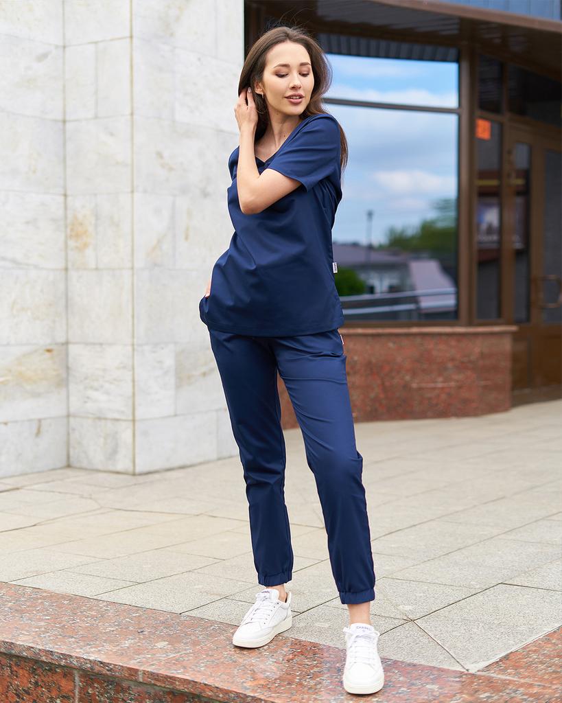 Брюки темно-синие KL 306