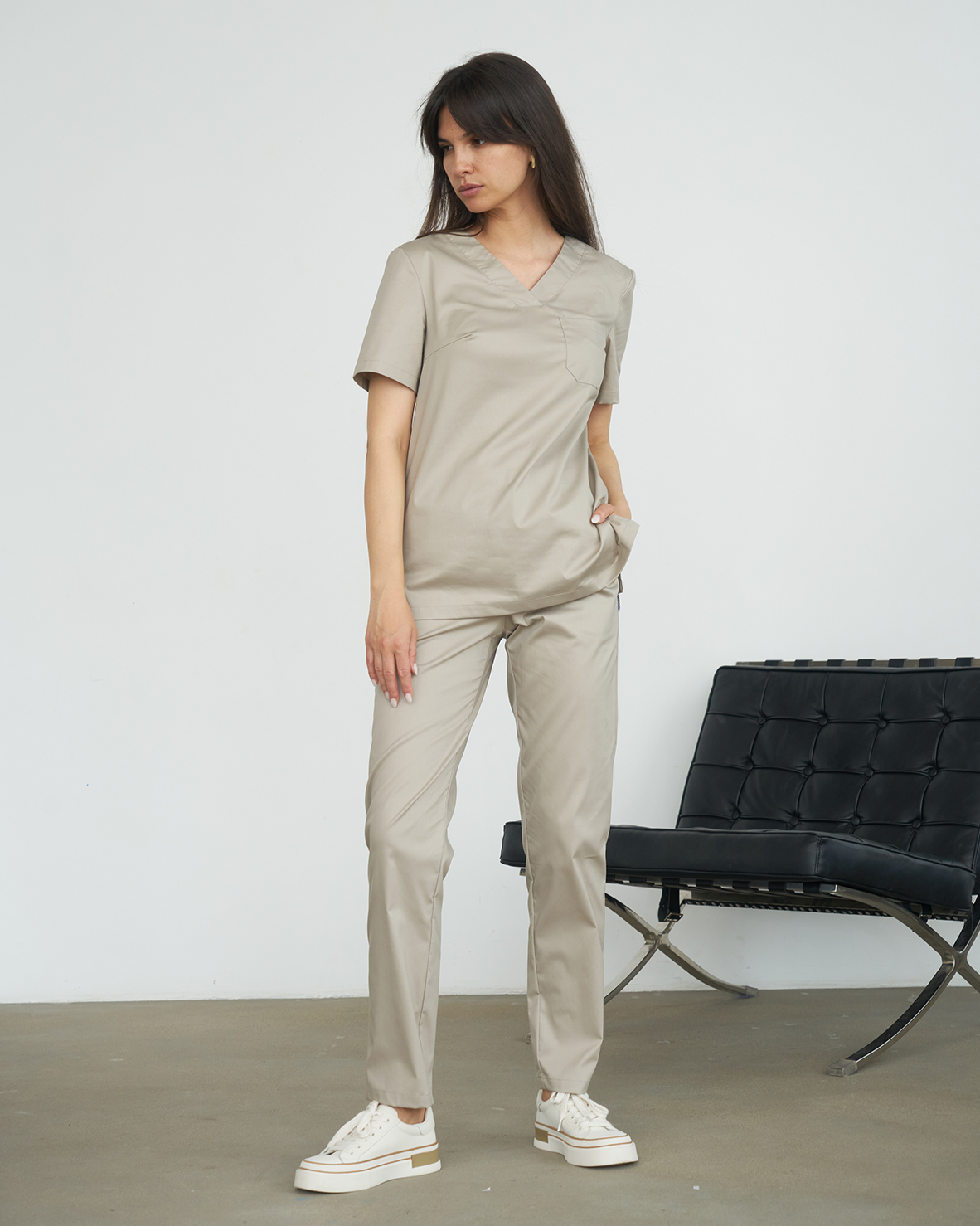 Брюки тауп KL 307