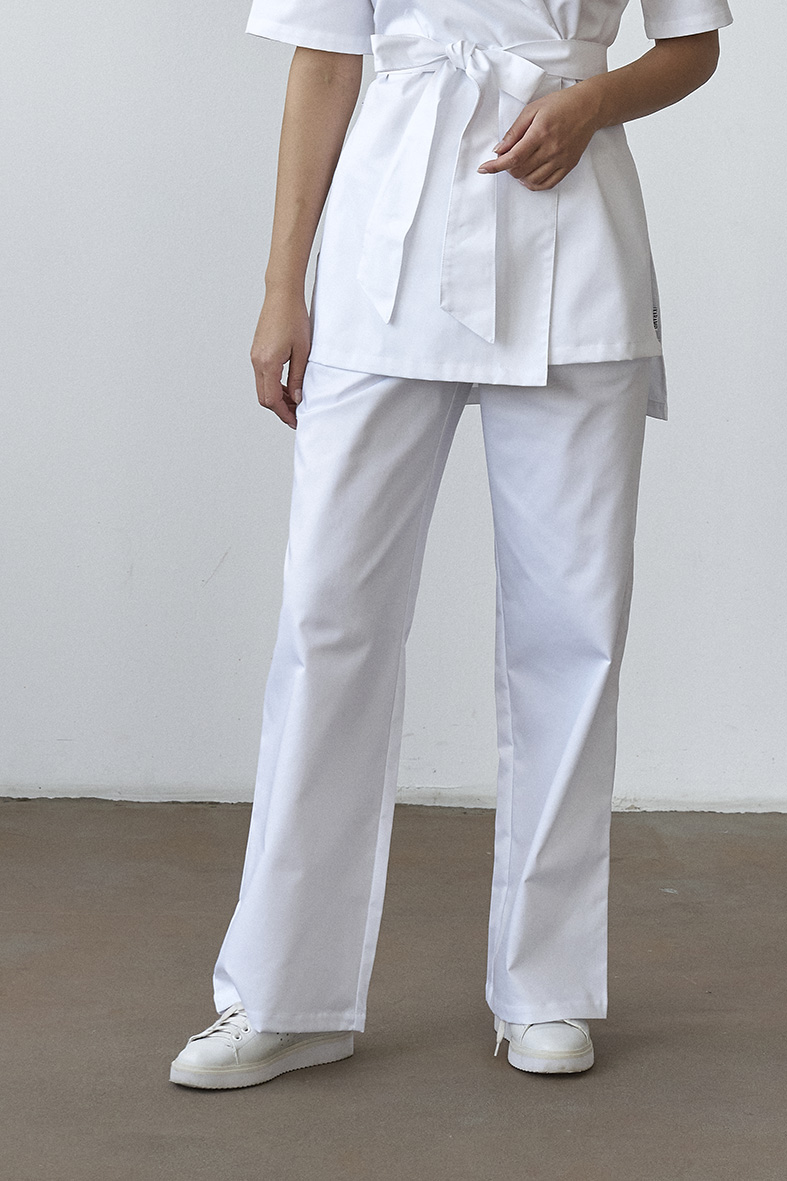 Брюки белые KL 308