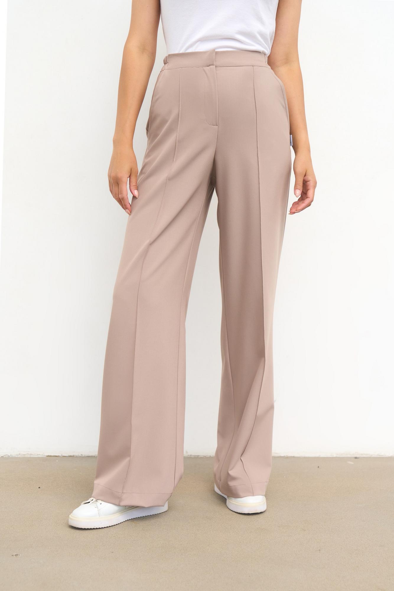 Классические брюки со стрелками мокко KL 309