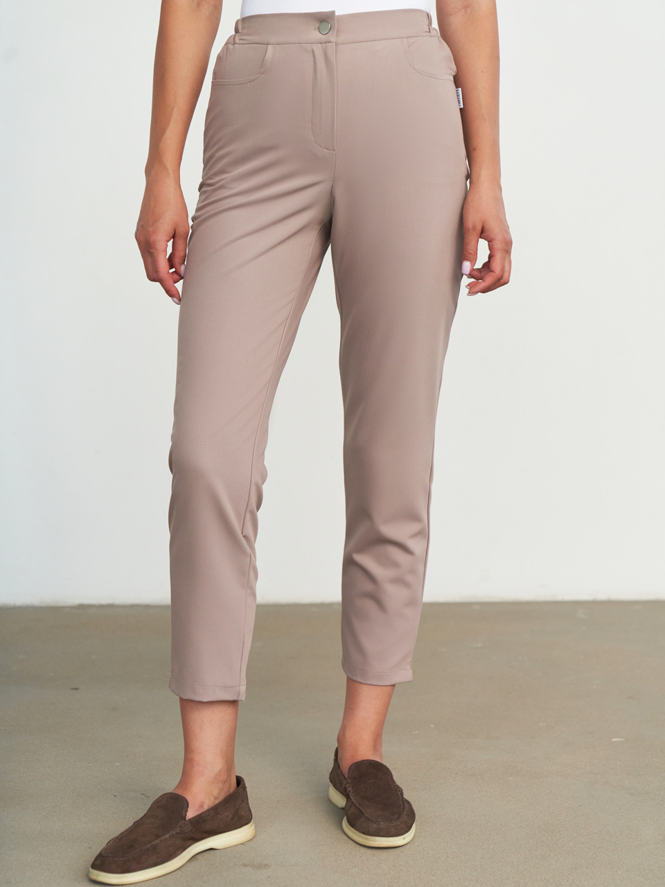 Брюки укороченные мокко KL 302