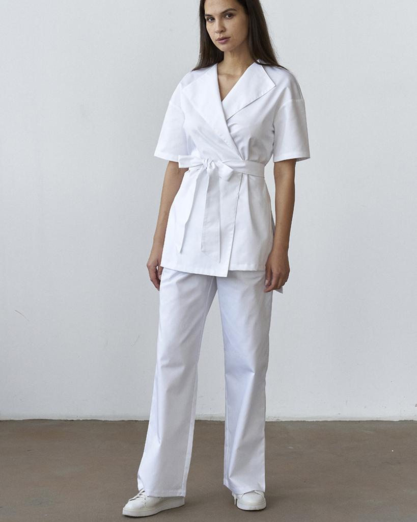 Брюки белые (холодный оттенок) KL 308