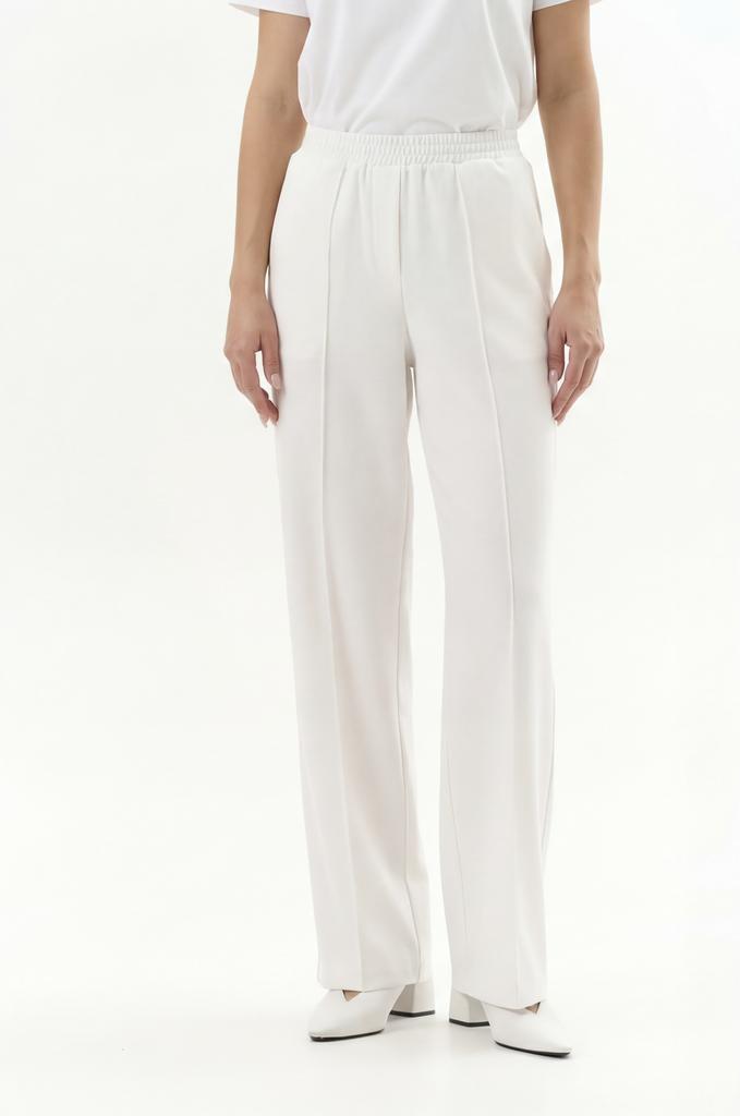Прямые брюки со стрелками белые KL 315