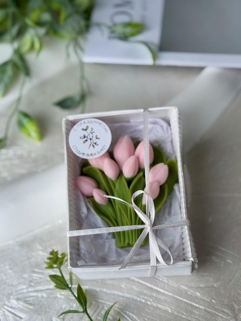 Тюльпаны в коробочке - под заказ