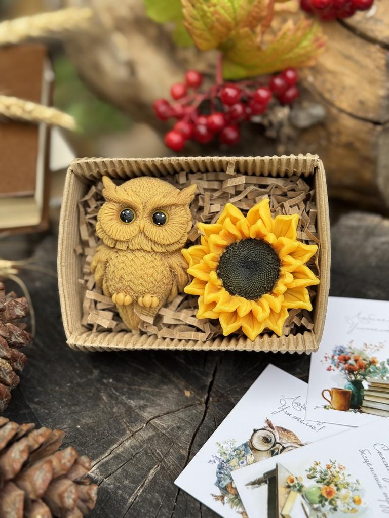 Набор Сова с подсолнухом