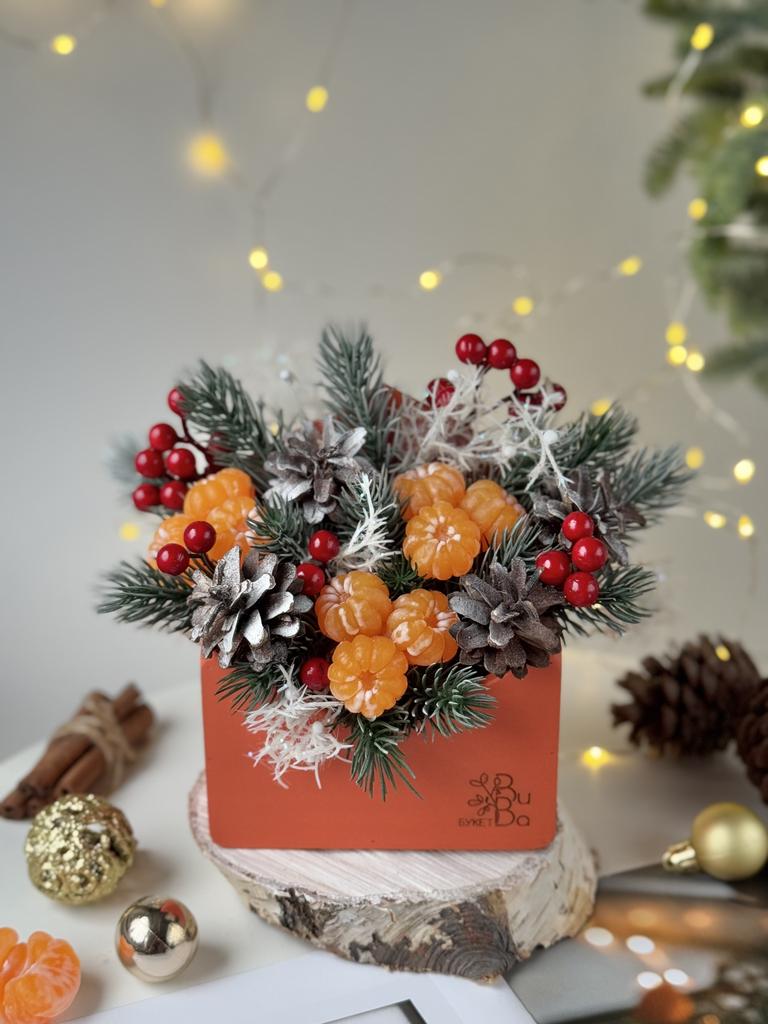 Конверт с мандаринами