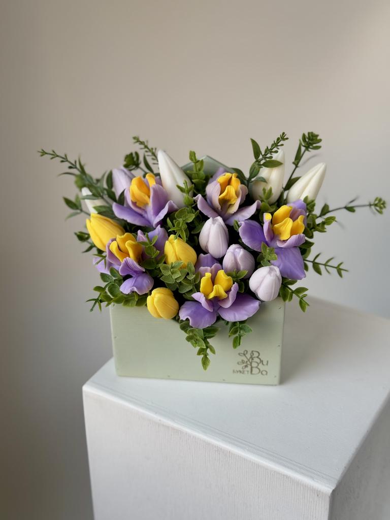 Малый конверт с ирисами