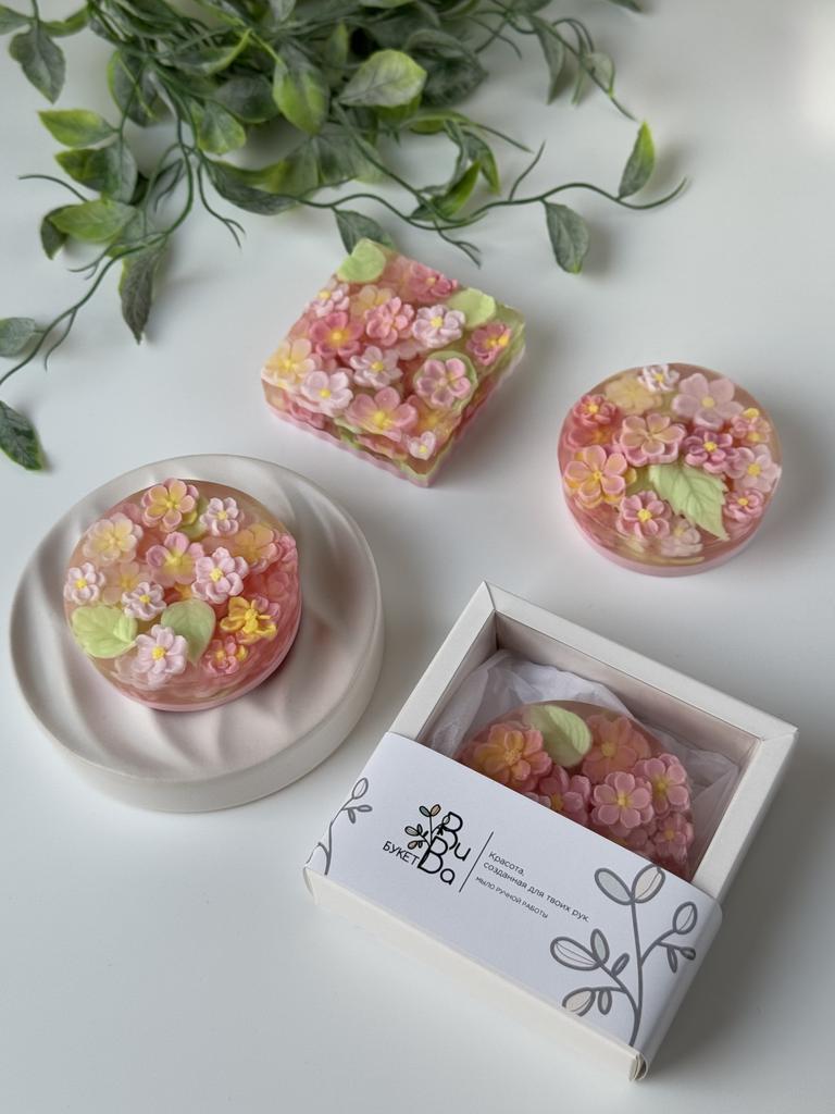 Авторское мыло - Розовый шарм