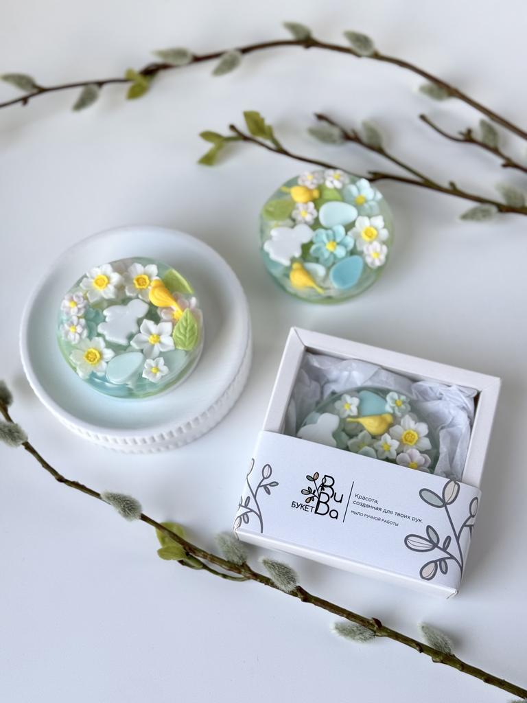 Авторское мыло к Пасхе - Весеннее облако ПОД ЗАКАЗ