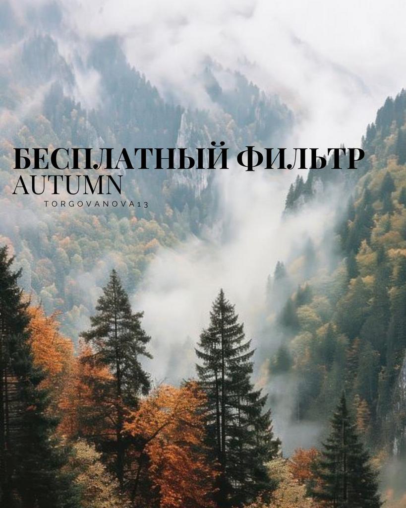 Бесплатный видеофильтр autumn