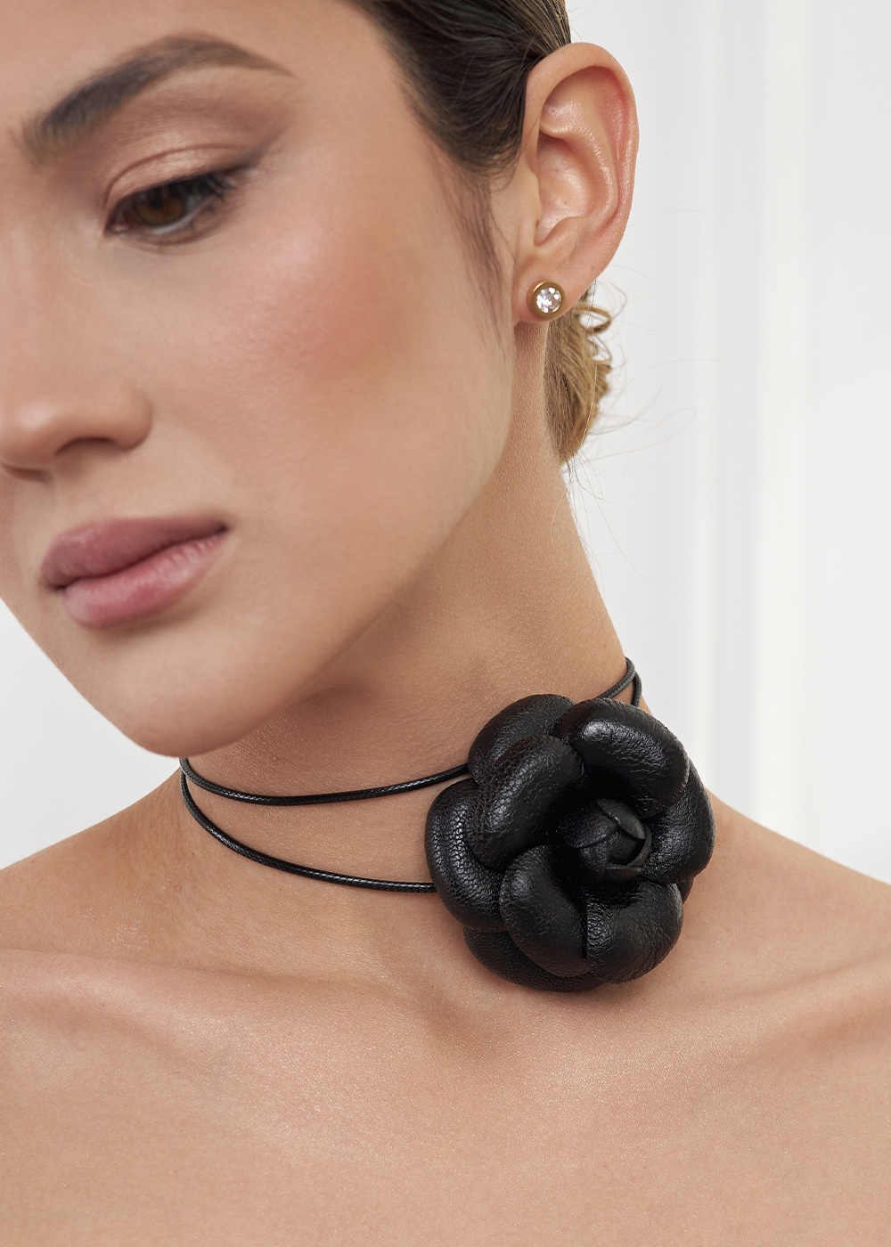 Камелия черная 8см