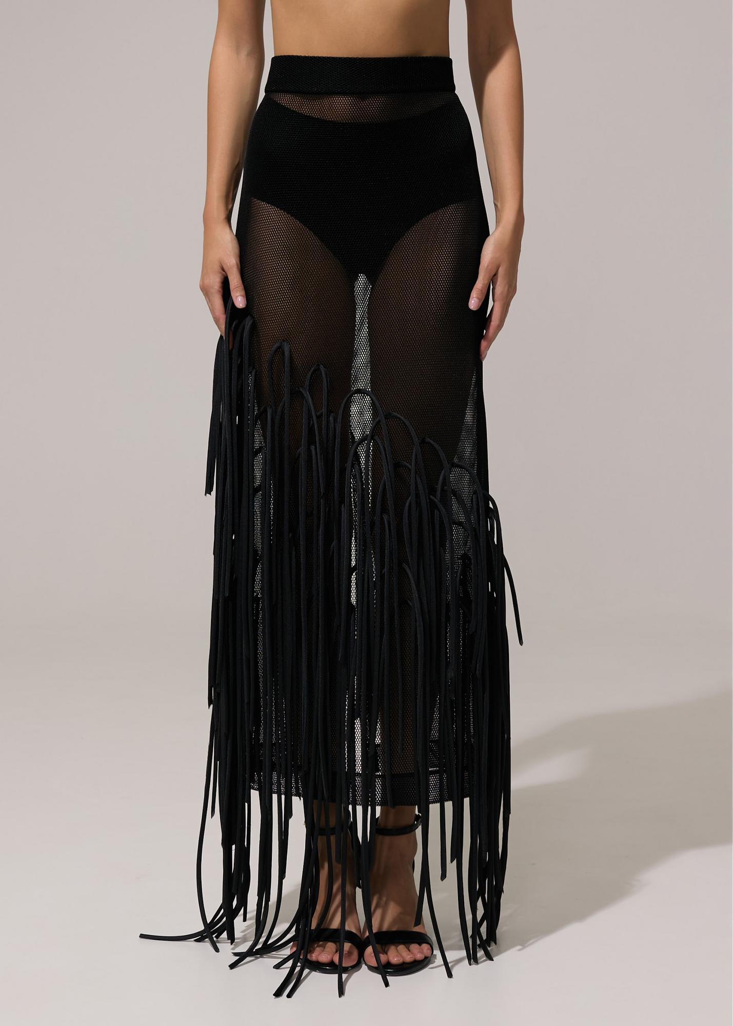 Юбка Дельтария, черная