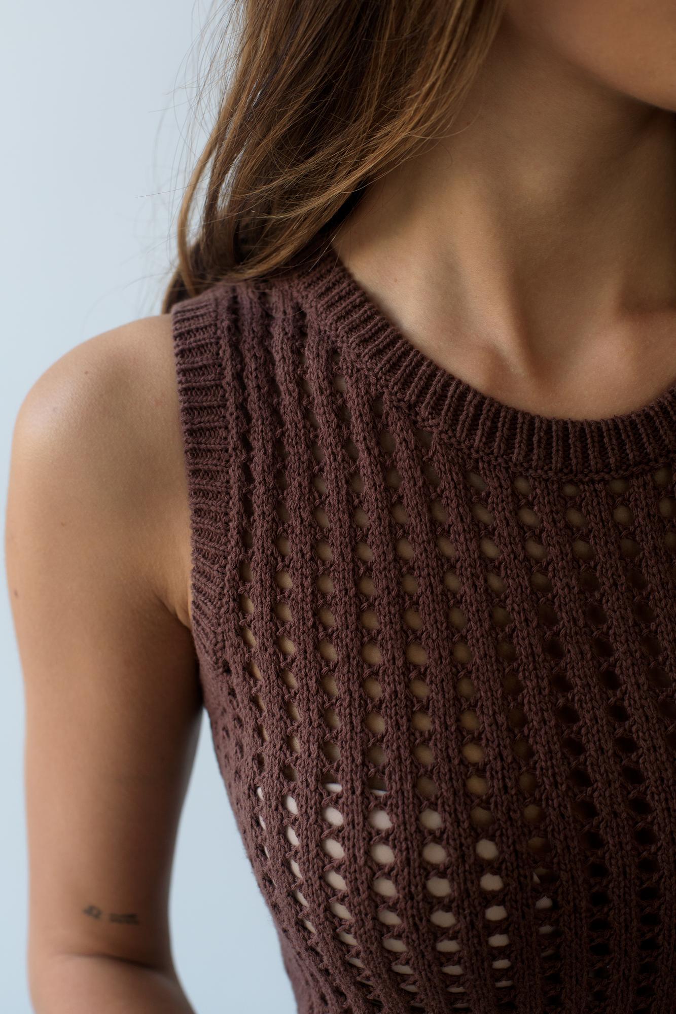 Ажурное платье FIJI из хлопка