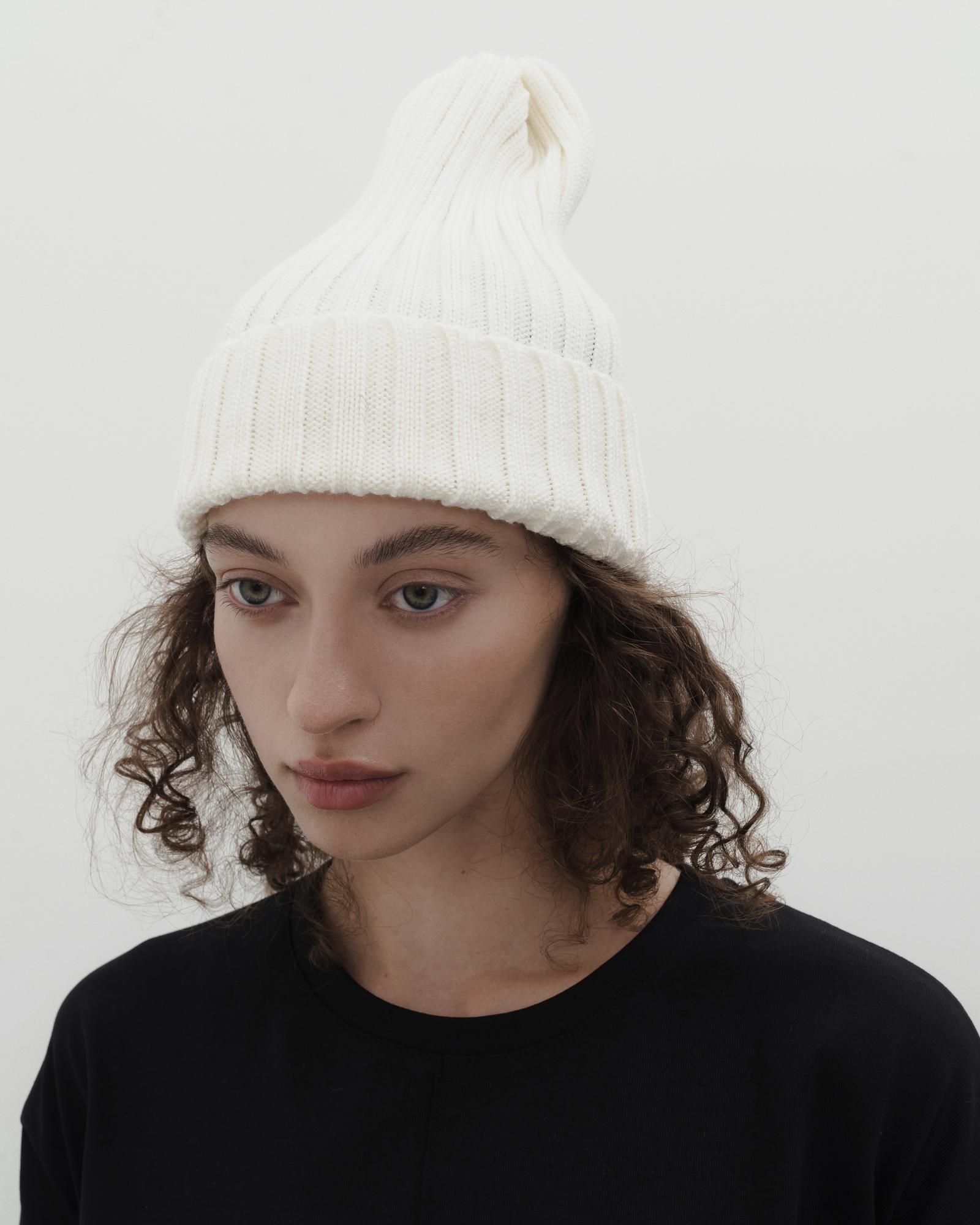 Шапка базовая из шерсти мериноса