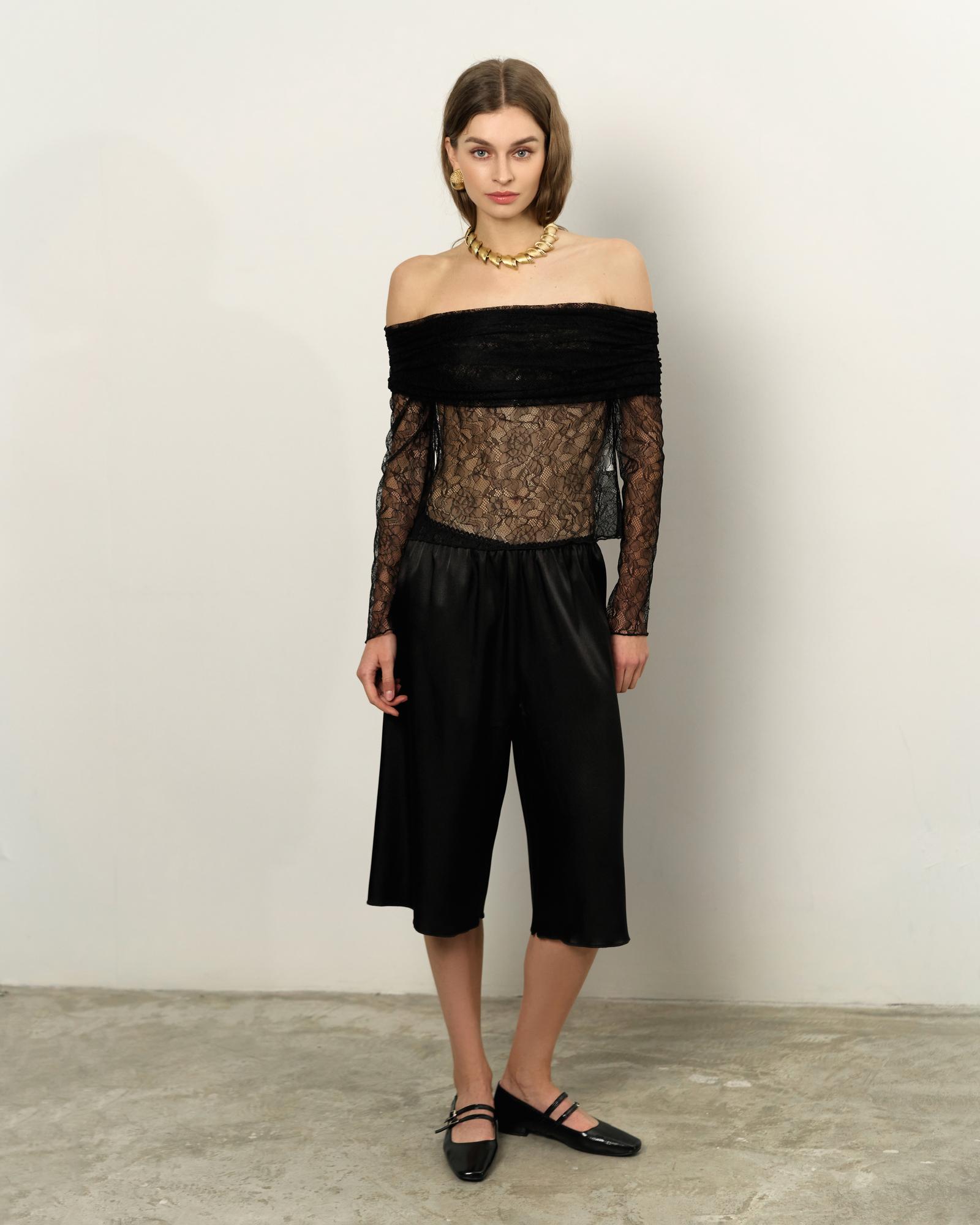 Лонгслив со сборкой SOFT LACE