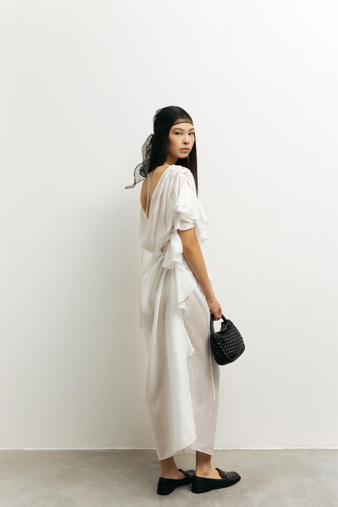 Платье с воланами FORTUNA