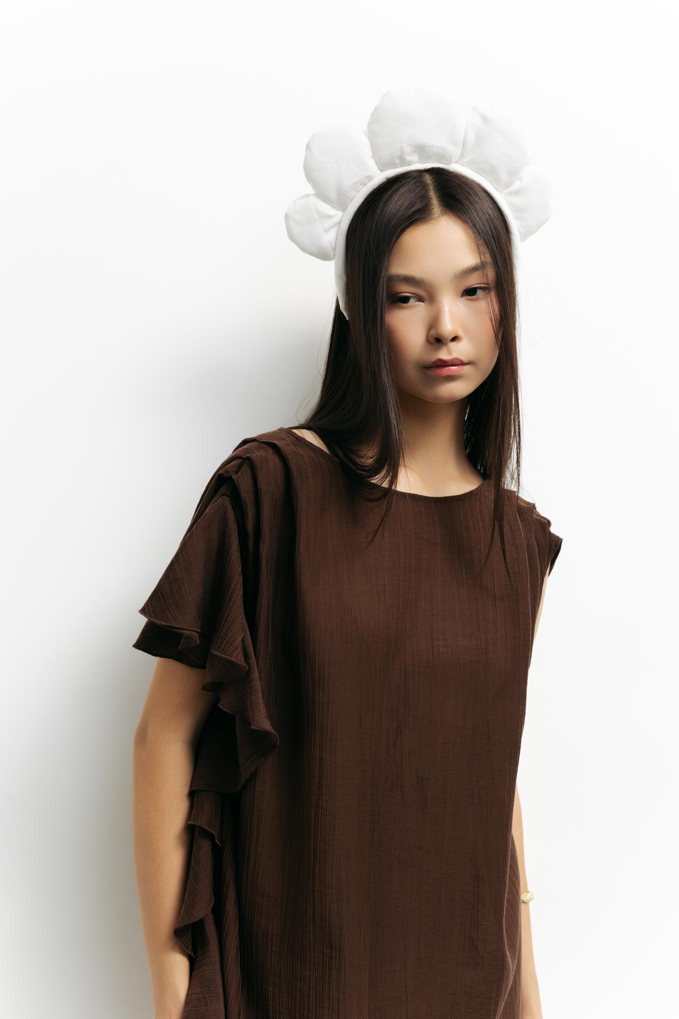 Платье с воланами FORTUNA