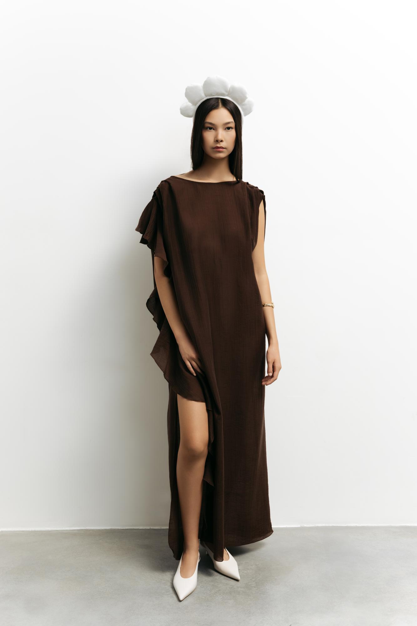 Платье с воланами FORTUNA