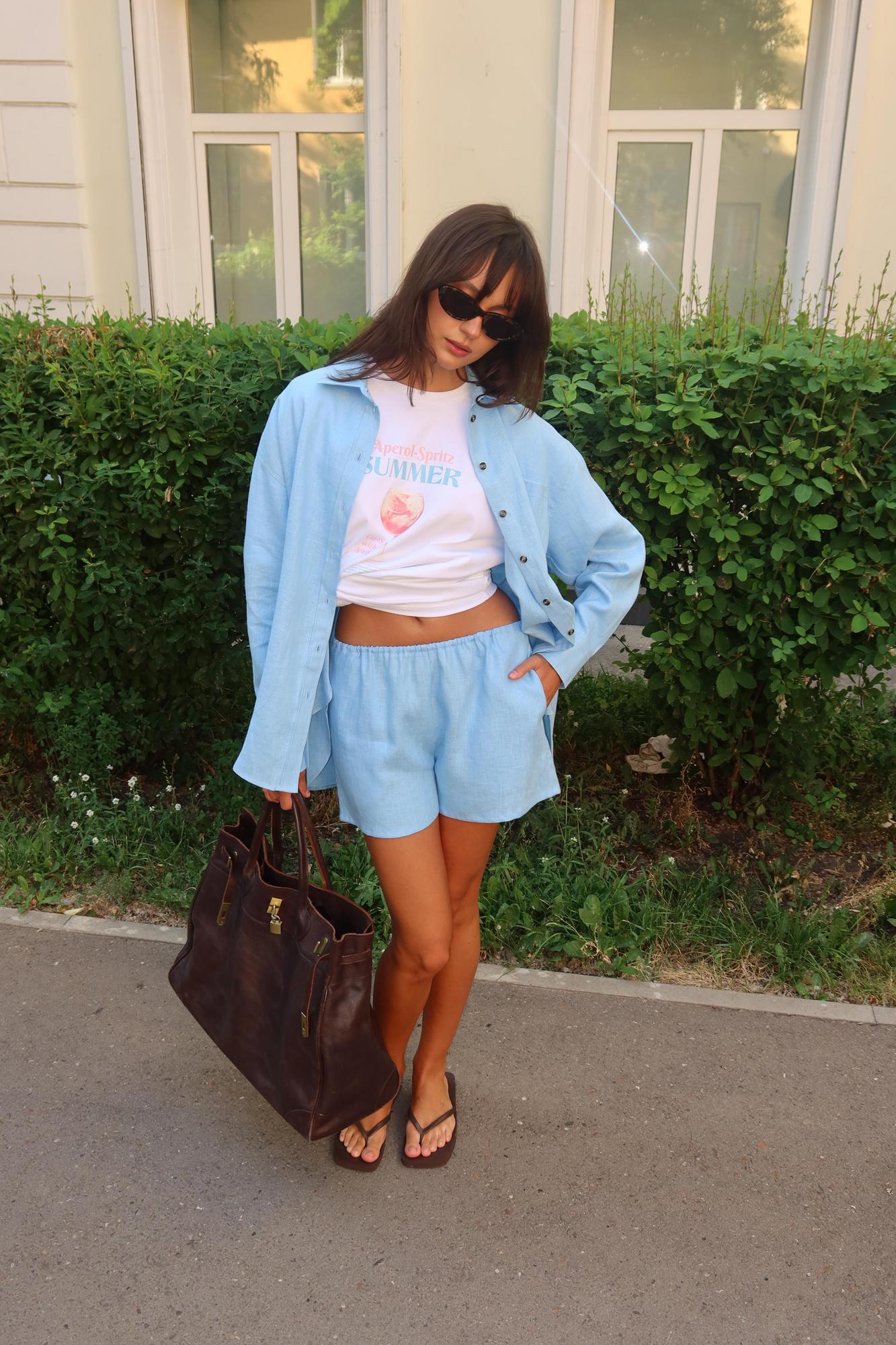 Шорты изо льна ROI