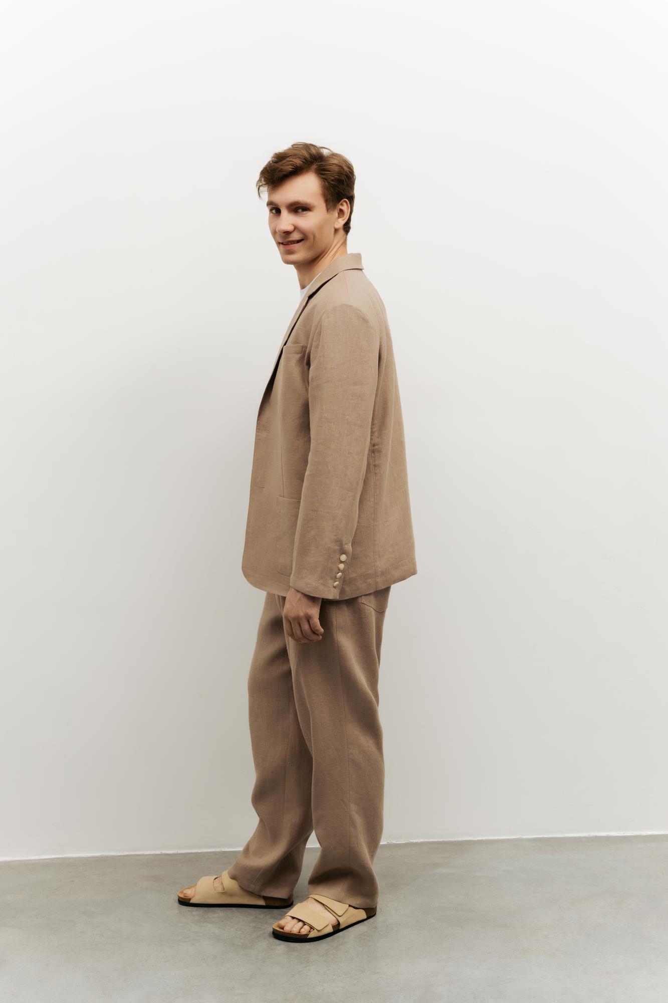 Пиджак изо льна